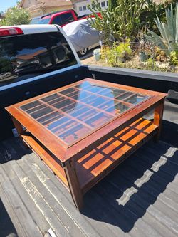 Will Take Best Offers Not Free Solid Wood and Glass Top