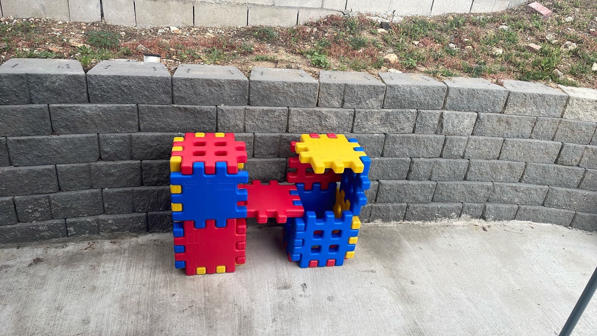 Little Tikes Big Waffle Block Set - 18 pieces