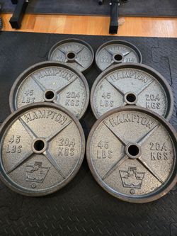 Hampton 25lb and 45lb Olympic Weight Plates