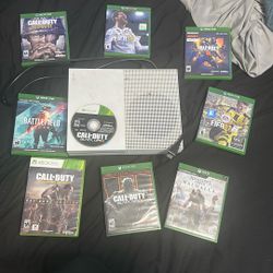 Xbox one s with games