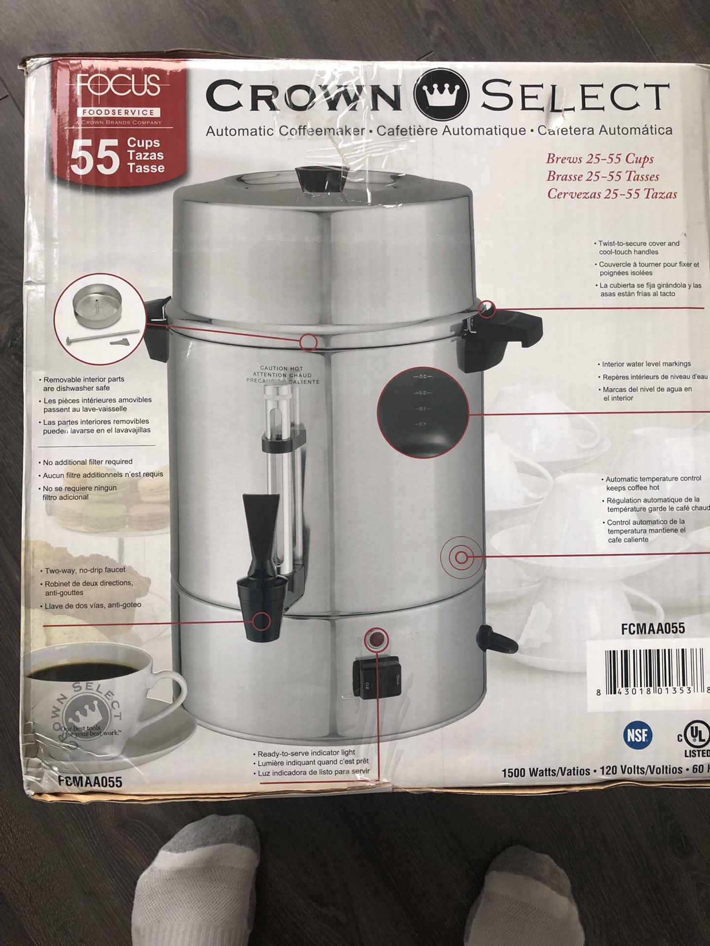 Coffee Maker Foodservice Quality  Crown Select Automatic 