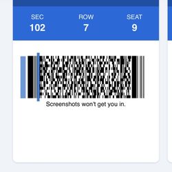 Knicks vs bucks Dec 23 Section 102 Row 7