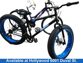 Mongoose Dolomite Blue Fat Tire Bike
