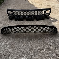 Front Upper And Lower Grilles For Dodge Charger 15-23