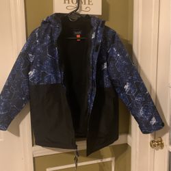 Young Boy’s Super Warm Hoodie Jacket Sz 10/12 Lg 