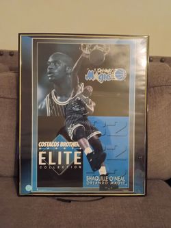 Shaquille O'Neal Orlando Magic Framed Poster