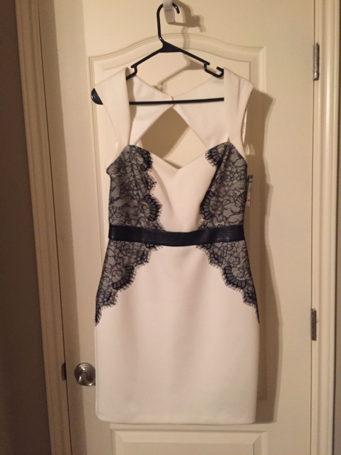 Calvin Klein black and white cocktail dress (size 10) - New with tags