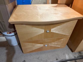 Italian Alf solid wood nightstands