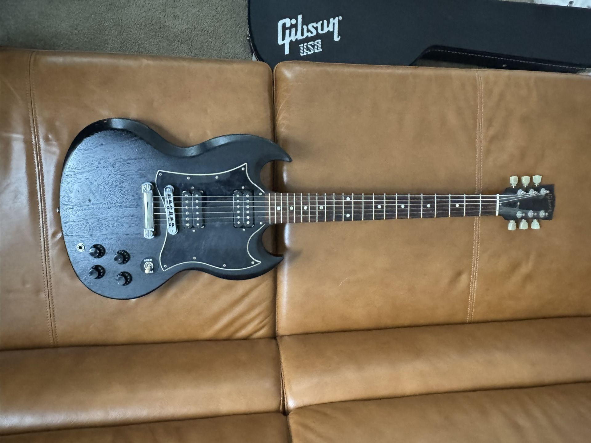 2009 Gibson SG Flat Black Solid Body Electric Guitar