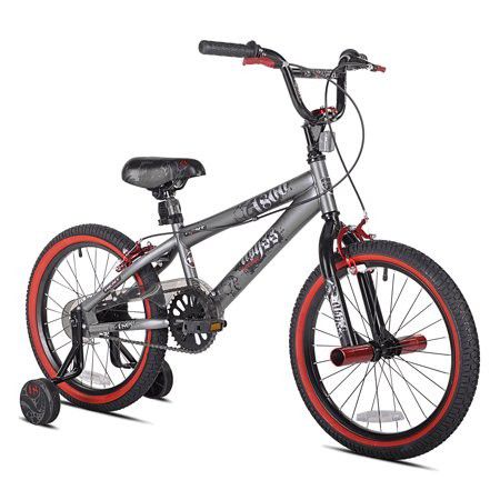 Kent 18" Boys, Abyss FS18 BMX Bike, Silver, For Ages 6-9