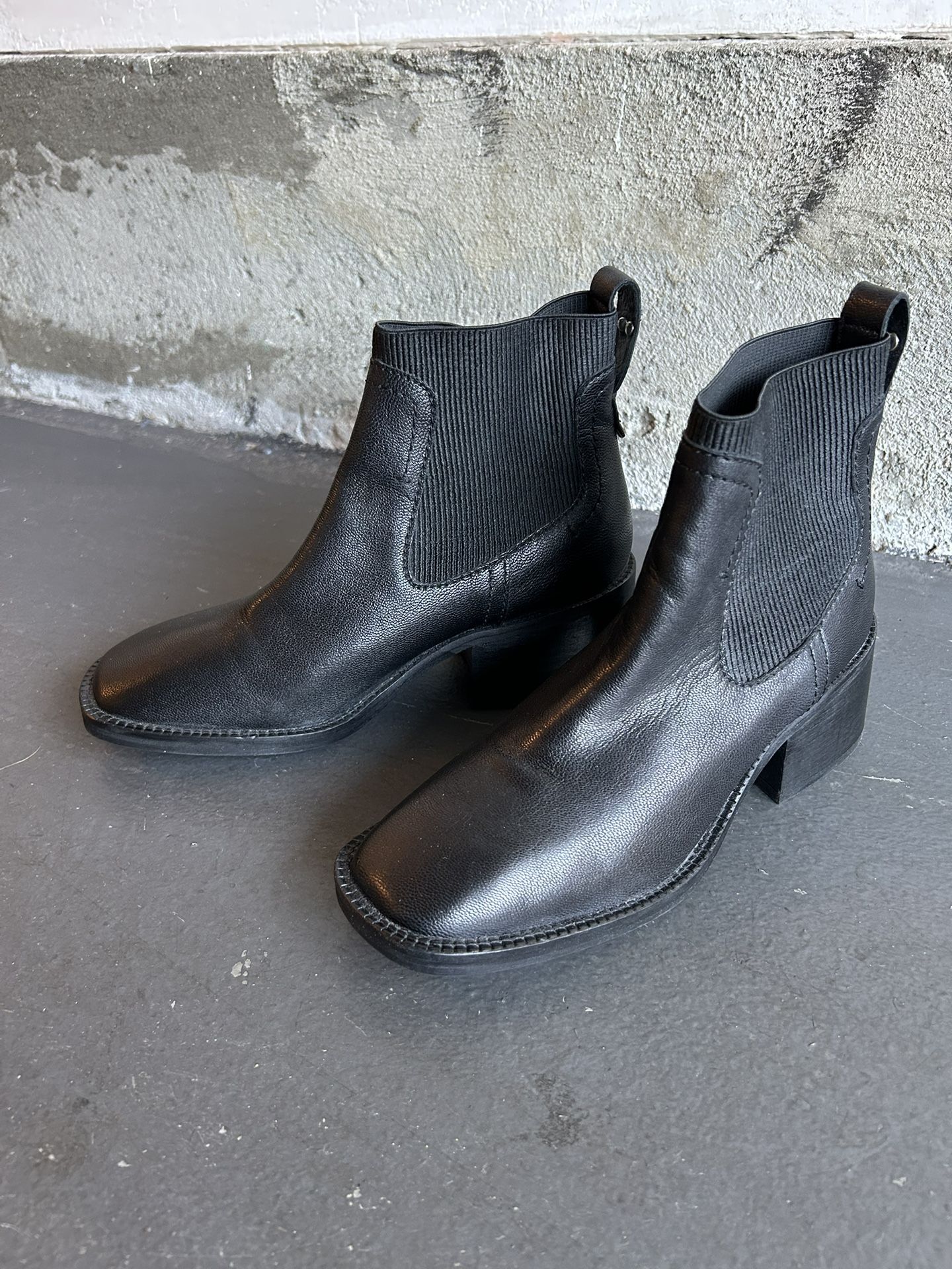 Asra London Leather Manth Boots (Size 7)