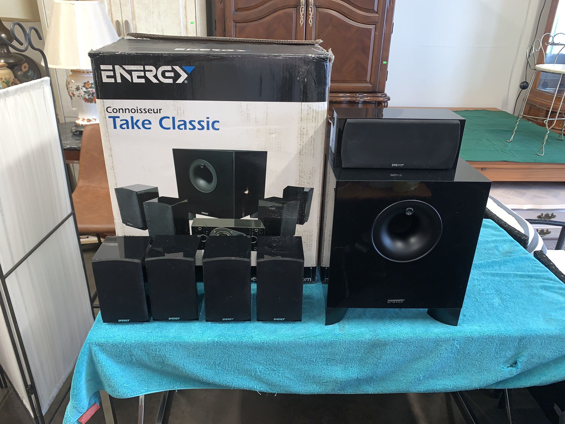 Energy Take Classic 5.1 surround sound speaker system with Sub Woofer