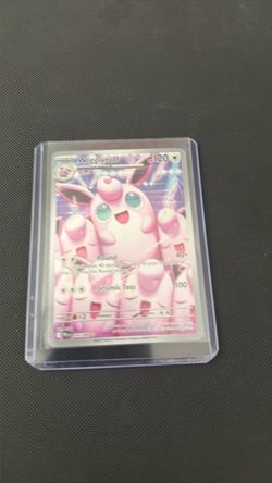 Wigglytuff Pokémon Trading Card in Case