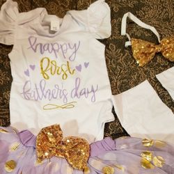 Father's Day Romper Set 