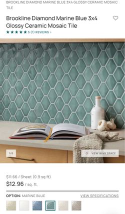 3 boxes of Tile - backsplash, etc - great deal! tilebar