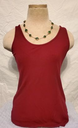 Candies Burgundy Tank Top Size M