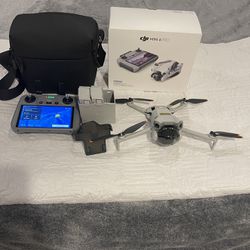 Dji Mini 4 Pro  Fly More Combo Plus Drone And Rc 2 Remote 