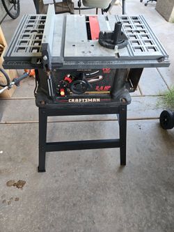 Craftsman 10” Table Saw