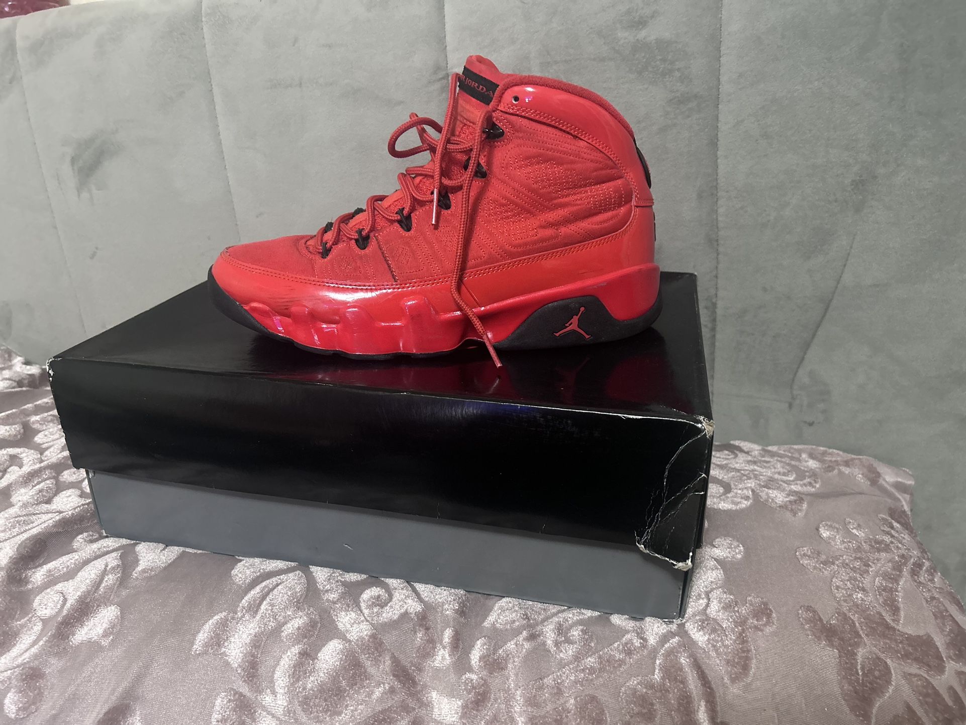 Air Jordan Retro 9 Chile Red/black