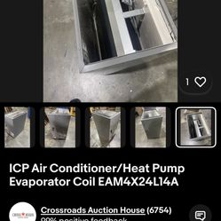 ICP Air Conditioner/Heat Pump Evaporator Coil EAM4X24L14A