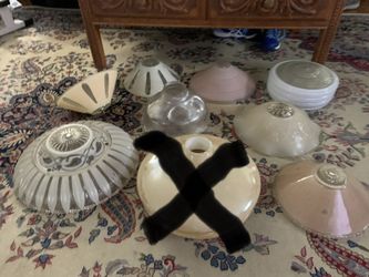 Vintage lamp globes