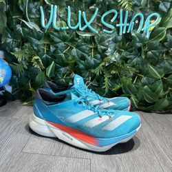 Adidas  Adizero Adios Pro 3 Running Shoes Blue/Red, Size 9.5