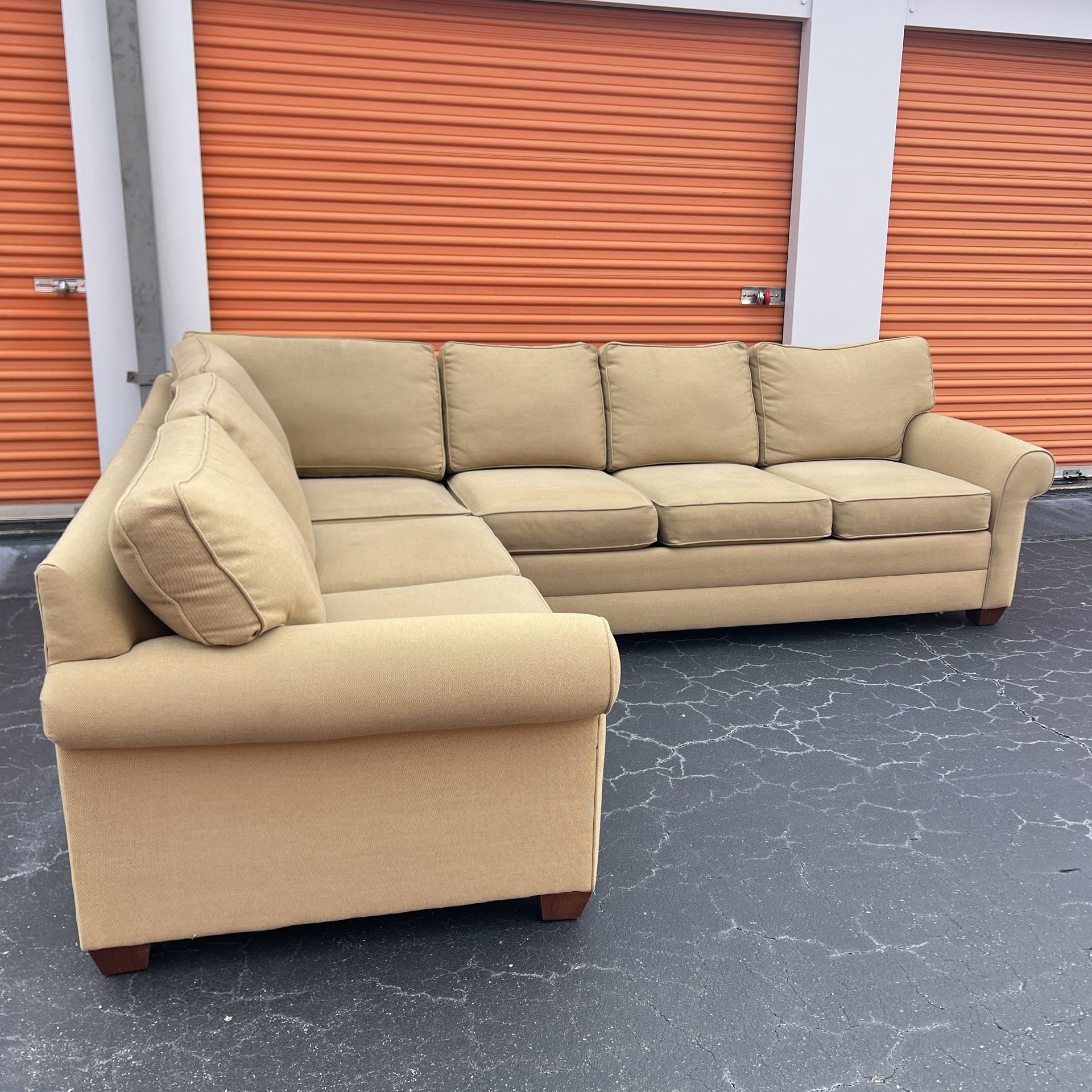 Free Delivery - Ethan Allen 3 Piece Sectional Couch