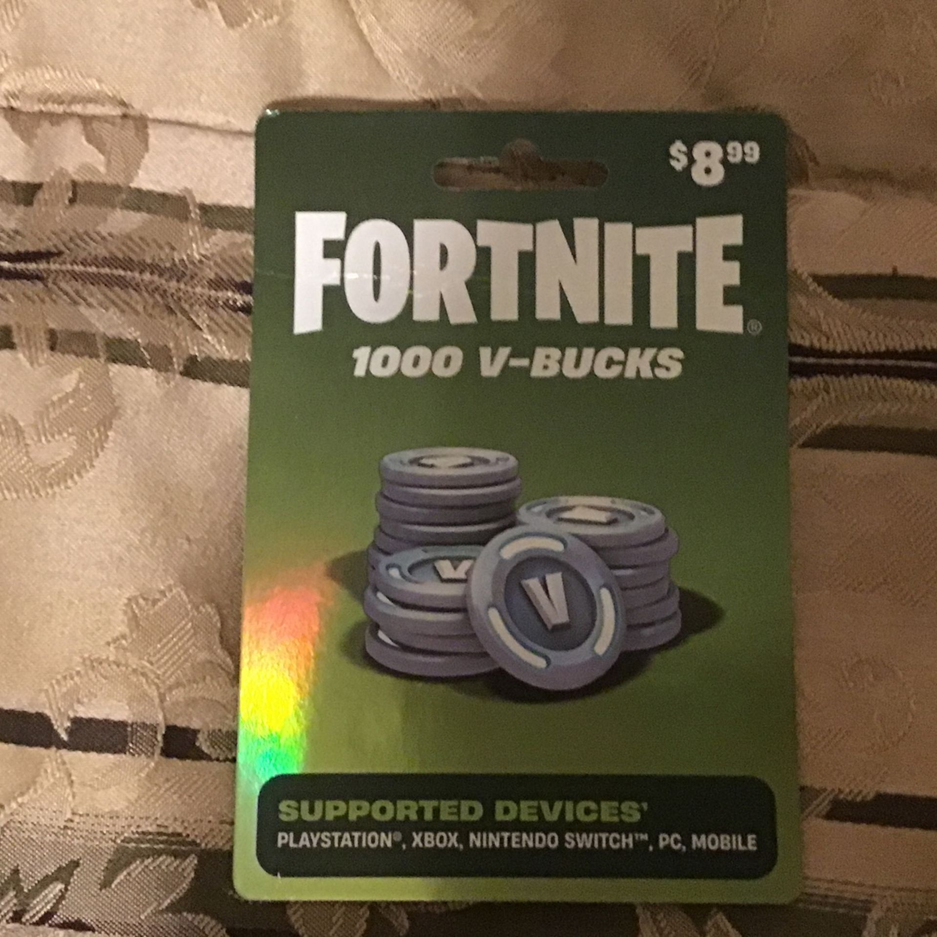 Fortnite 1000 Vbucks Card