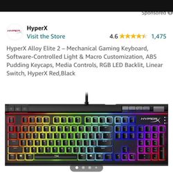 Hyperx Alloy Elite 2 Mechanical Gaming Board