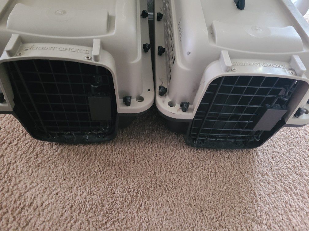 Two Small Dog Kennels $60
