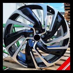 Brand New 20" WEOE-86605
NSX STYLE 20X7.5 5X114 ET40 CB 73.1 MACHINED FACE / GLOSS BLACK  Wheels