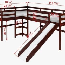 Double Twin Loft Bed