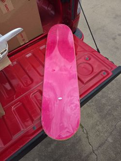 Pink Blank Skateboard Deck