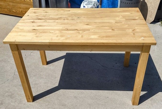 IKEA Bjorkudden Solid Hardwood Dining Table or Desk