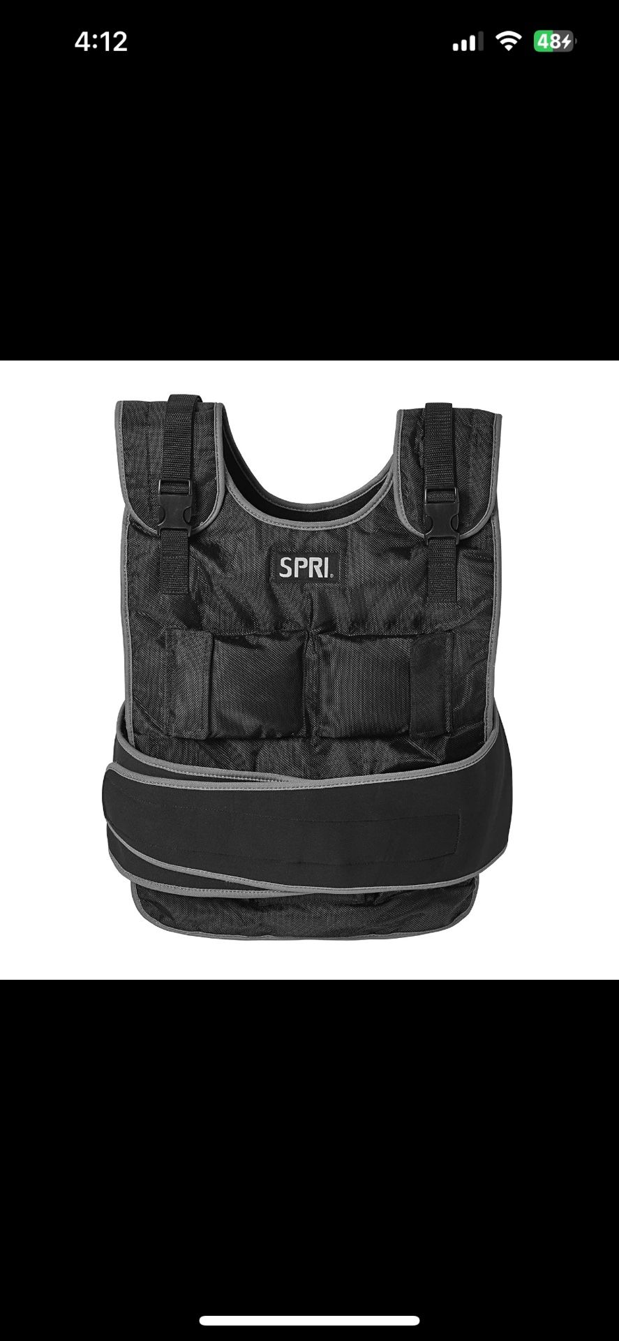 SPRI Weighted Vest 20 Pounds