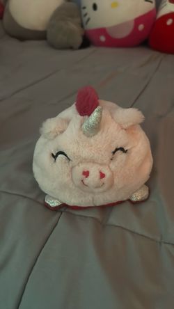Unicorn and devil reversible plush