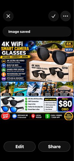 AI Camera  Glasses