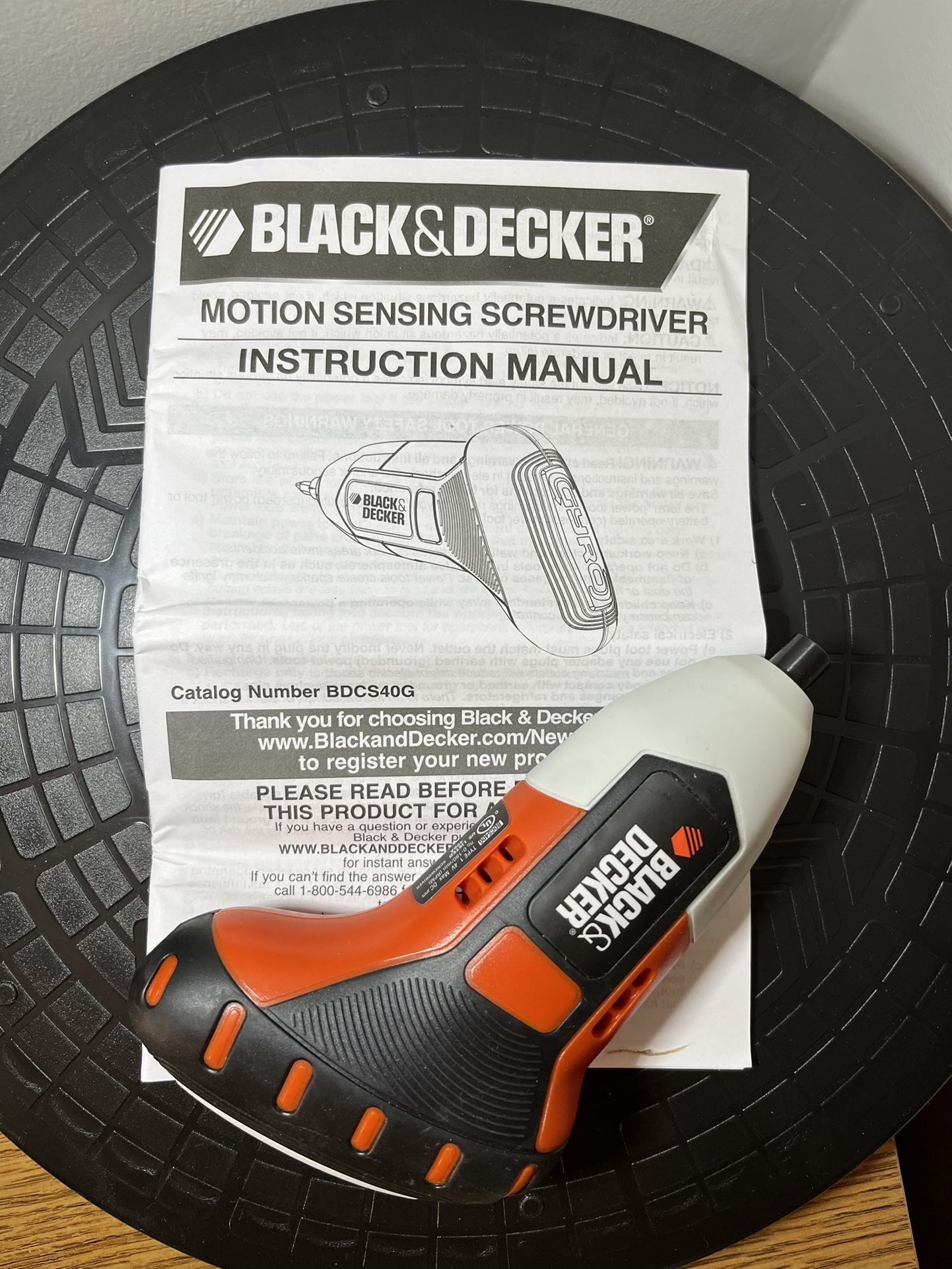 Black and Decker Gyro Motion Sense Screwdriver