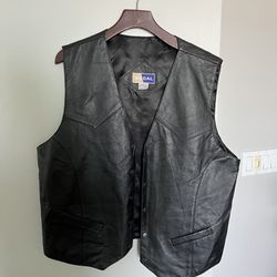 Modal Leather Vest