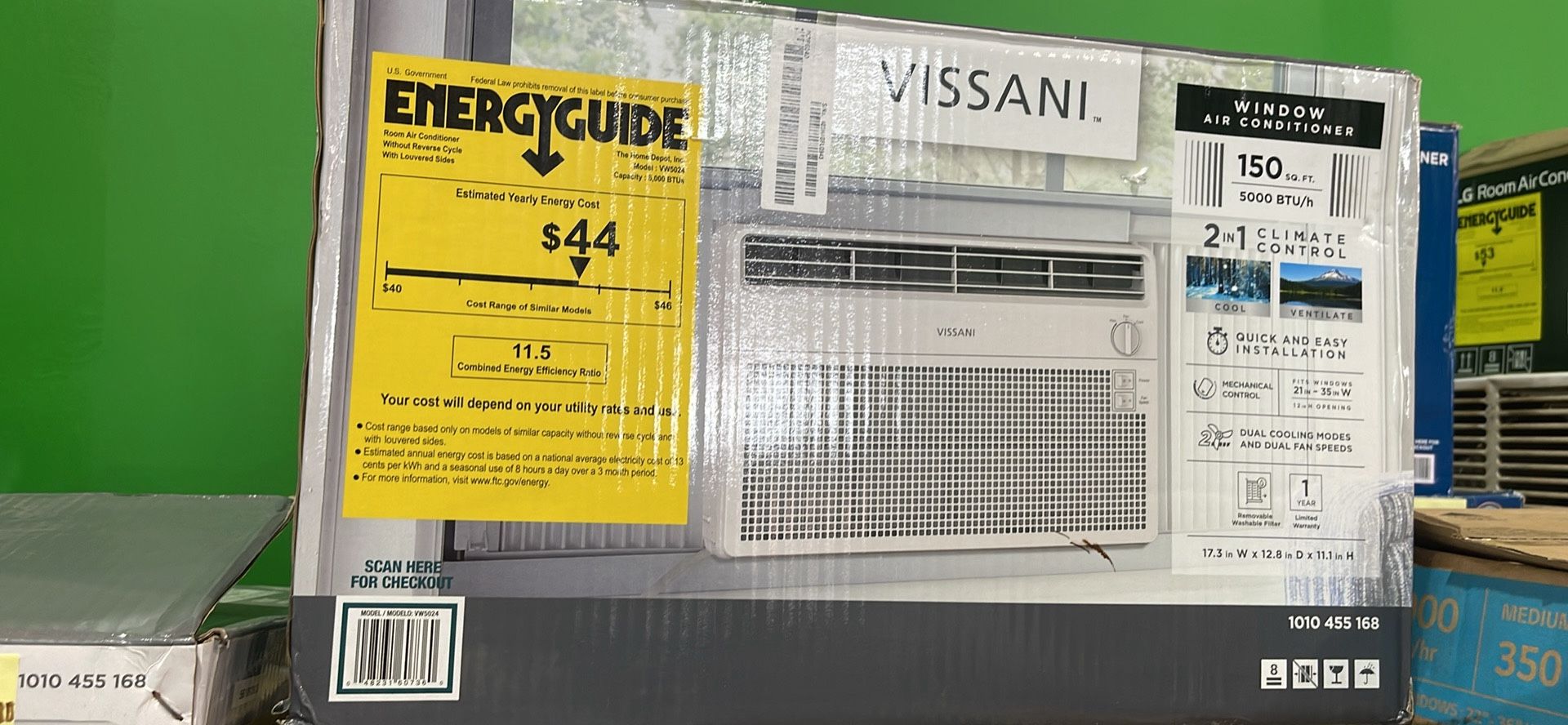 VISSANI WINDOW AIR CONDITIONER