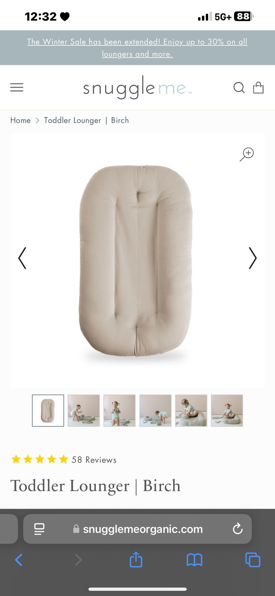 Snuggle Me Lounger