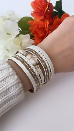 Natural Pearl Genuine Leather Bracelets