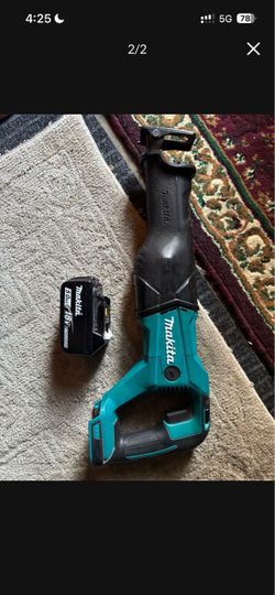 Makita 18V LXT Cordless Reciprocating Saw + 5.0Ah Battery