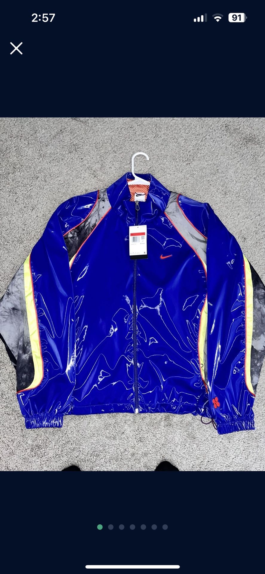 NIKE FROG MENS JACKET SIZE LARGE WITH TAGS