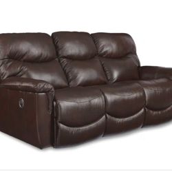 Leather Reclining Couch