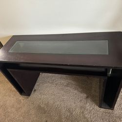 rectangle composite console table 