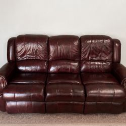 La-Z-Boy Leather Reclining Sofa – FREE Delivery