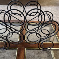 8 Bottle Wine Rack Metal