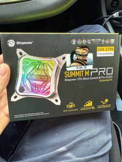 Bitspower Summit M Pro Crystal CPU Water Block - LGA 1700