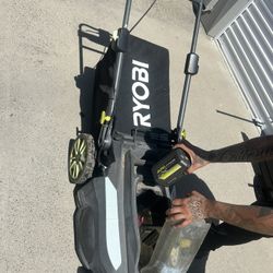 Ryobi Mower W/ Battery 